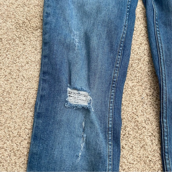 Like New Free People Fringe Ankle Jeans - Picture 3 of 8